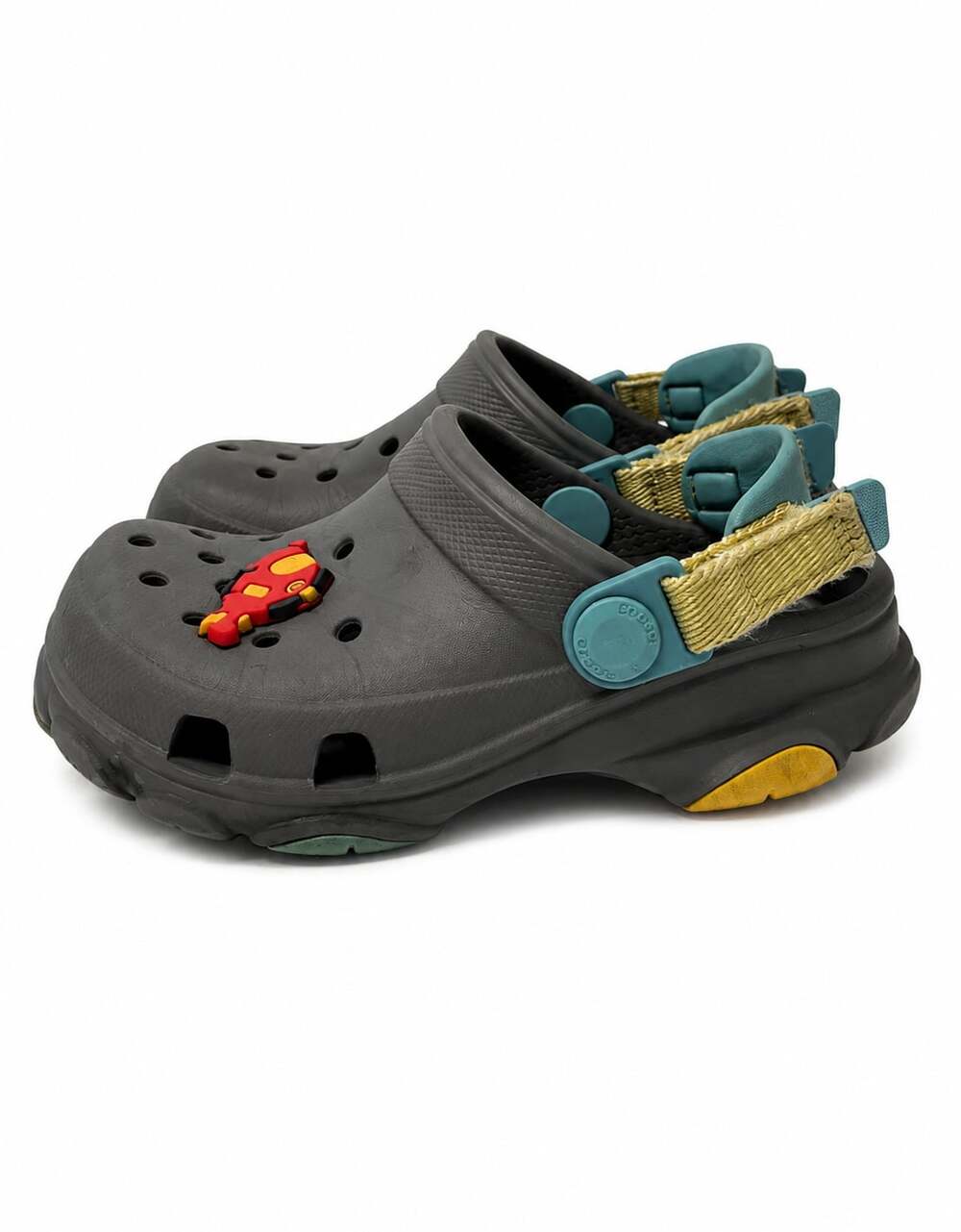 Kids Crocs Size 9 All-Terrain Clog with Adjustable Strap